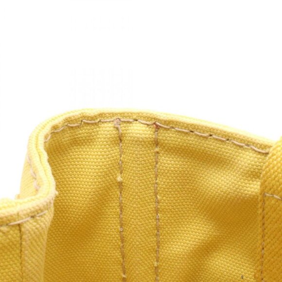 Prada Tote Bag Canapa Mini Bn2439 Yellow Canvas Canapa Tote - Picture 8 of 10